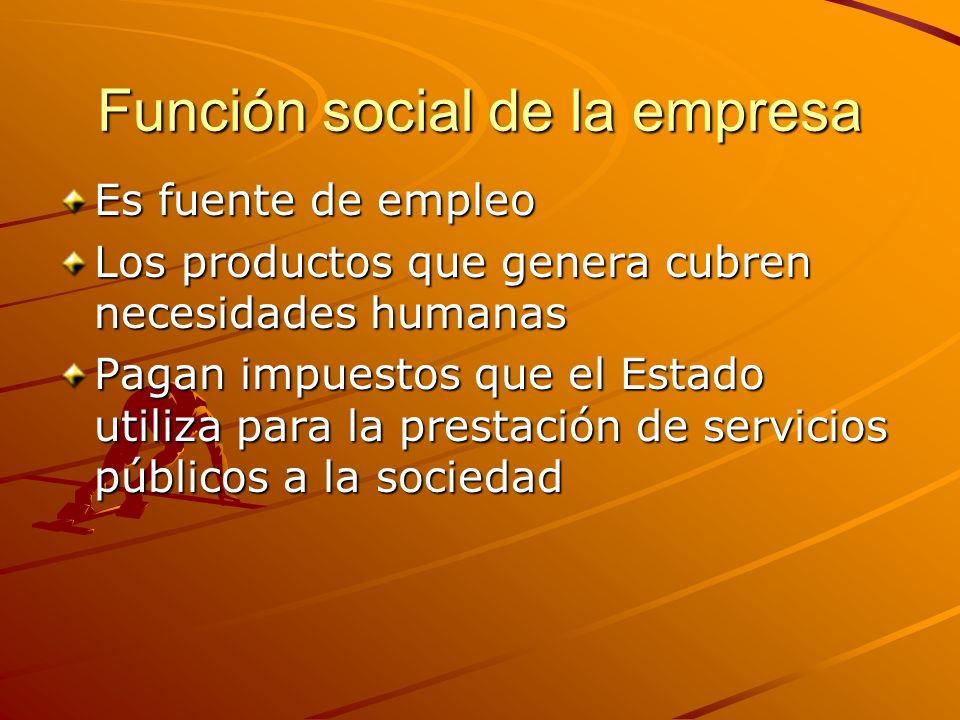 Función social de la empresa