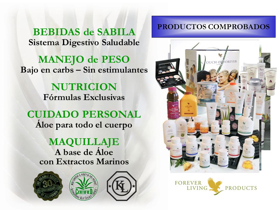 BEBIDAS de SABILA MANEJO de PESO NUTRICION CUIDADO PERSONAL MAQUILLAJE