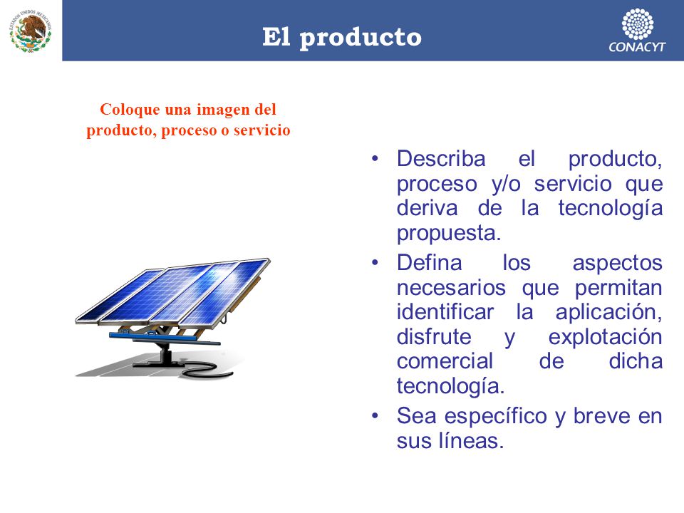Coloque una imagen del producto, proceso o servicio