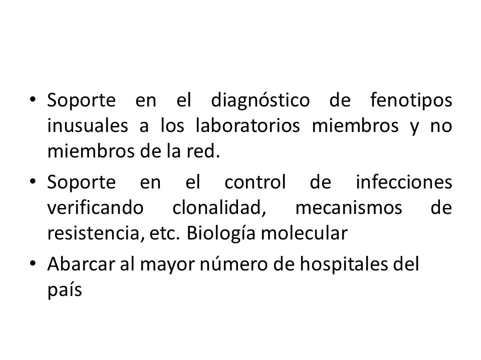 Soporte en el diagnóstico de fenotipos inusuales a los laboratorios miembros y no miembros de la red.