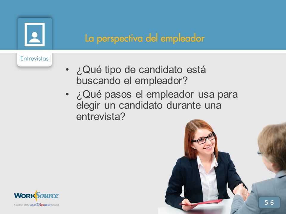 ¿Qué tipo de candidato está buscando el empleador