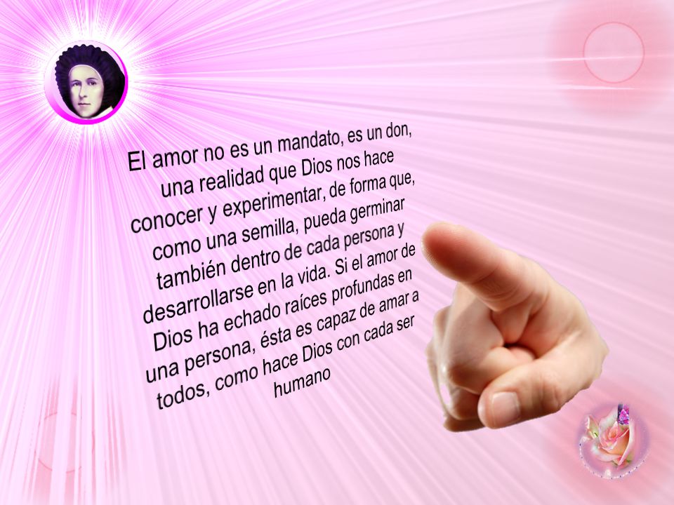 El amor no es un mandato, es un don, una realidad que Dios nos hace conocer y experimentar, de forma que, como una semilla, pueda germinar también dentro de cada persona y desarrollarse en la vida.