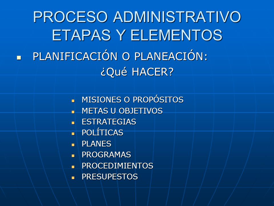 PROCESO ADMINISTRATIVO (MODELO SISTÉMICO) - ppt descargar