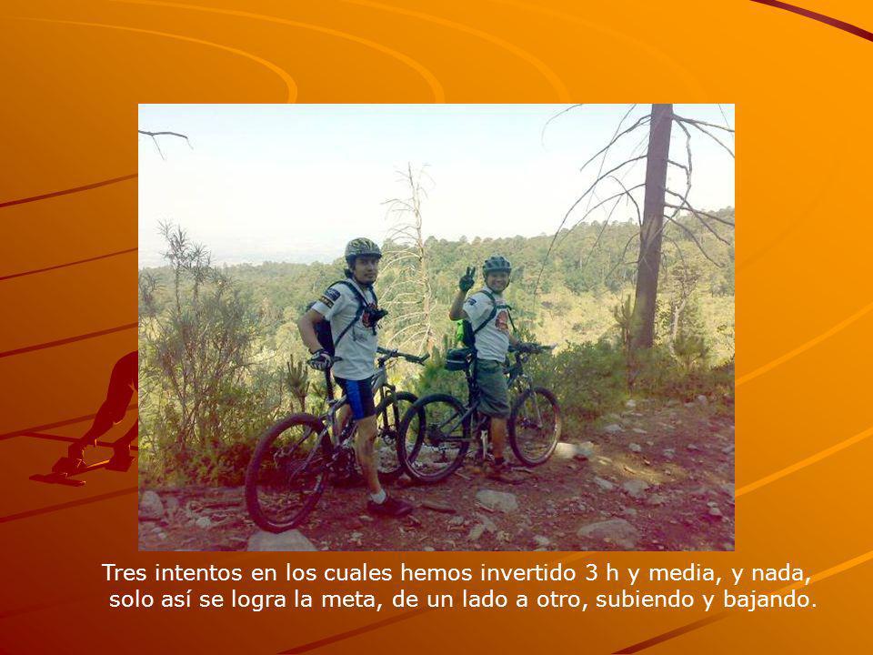Tres intentos en los cuales hemos invertido 3 h y media, y nada,