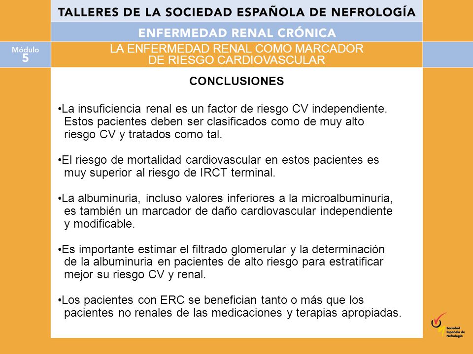 LA ENFERMEDAD RENAL COMO MARCADOR DE RIESGO CARDIOVASCULAR