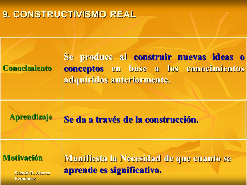 Se da a través de la construcción.