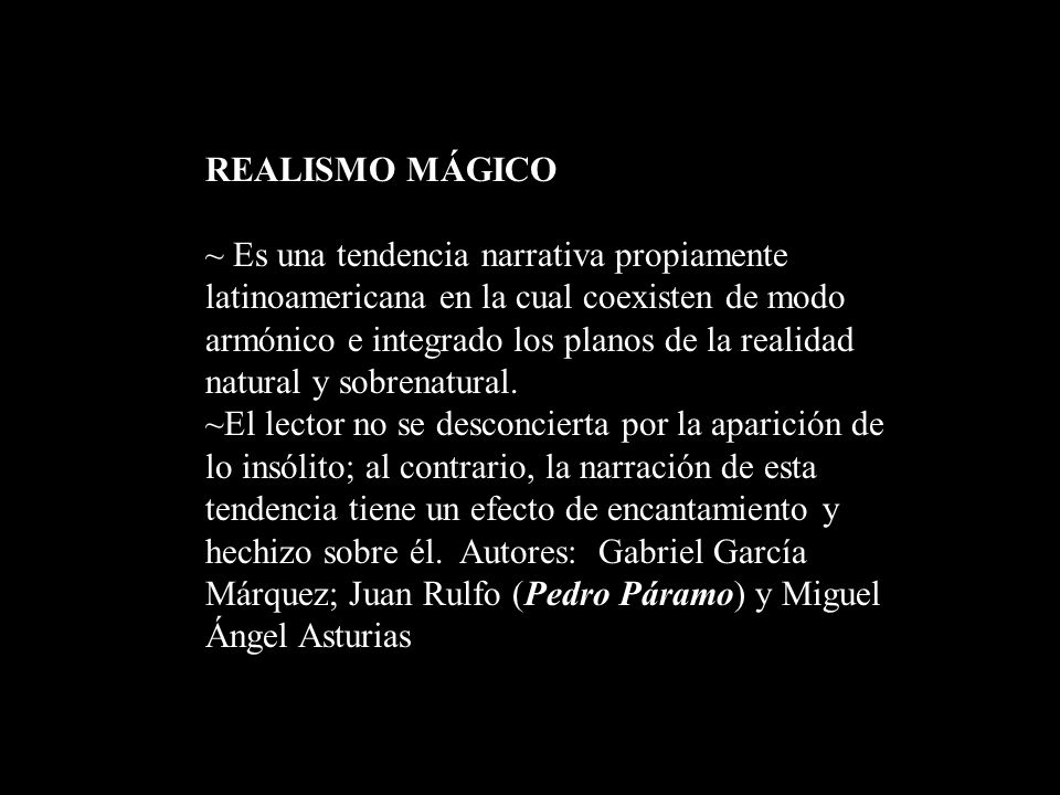 REALISMO MÁGICO
