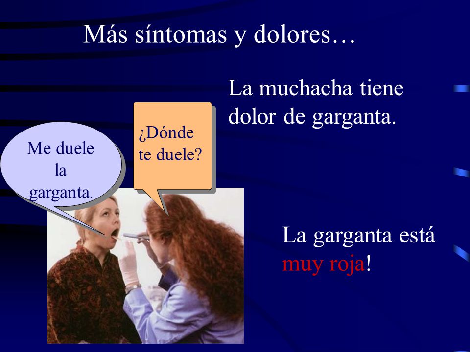 Más síntomas y dolores…