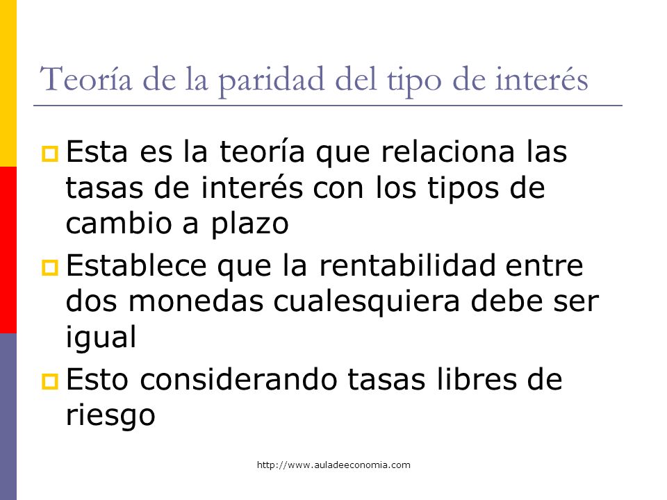 Teoría de la paridad del tipo de interés