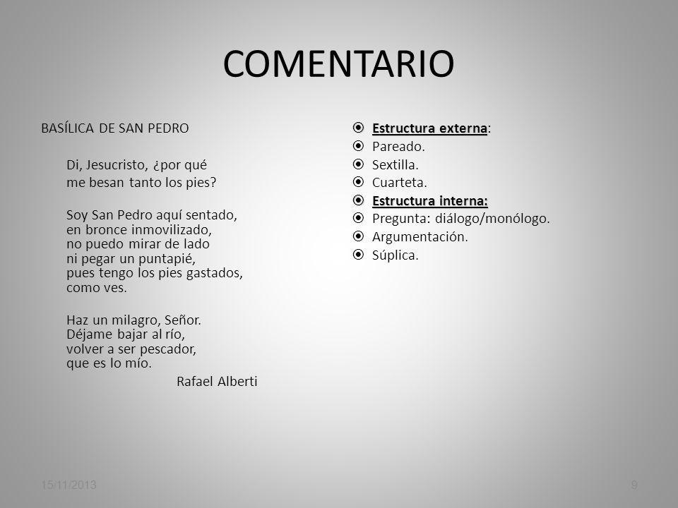 COMENTARIO BASÍLICA DE SAN PEDRO Di, Jesucristo, ¿por qué