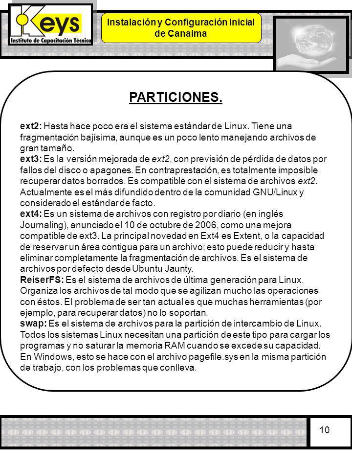 Instalación y Configuración Inicial de Canaima