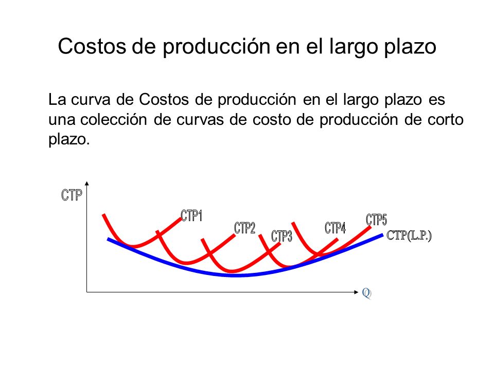 Costos de producción en el largo plazo