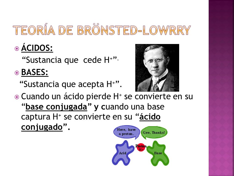 Teoría de Brönsted-Lowrry