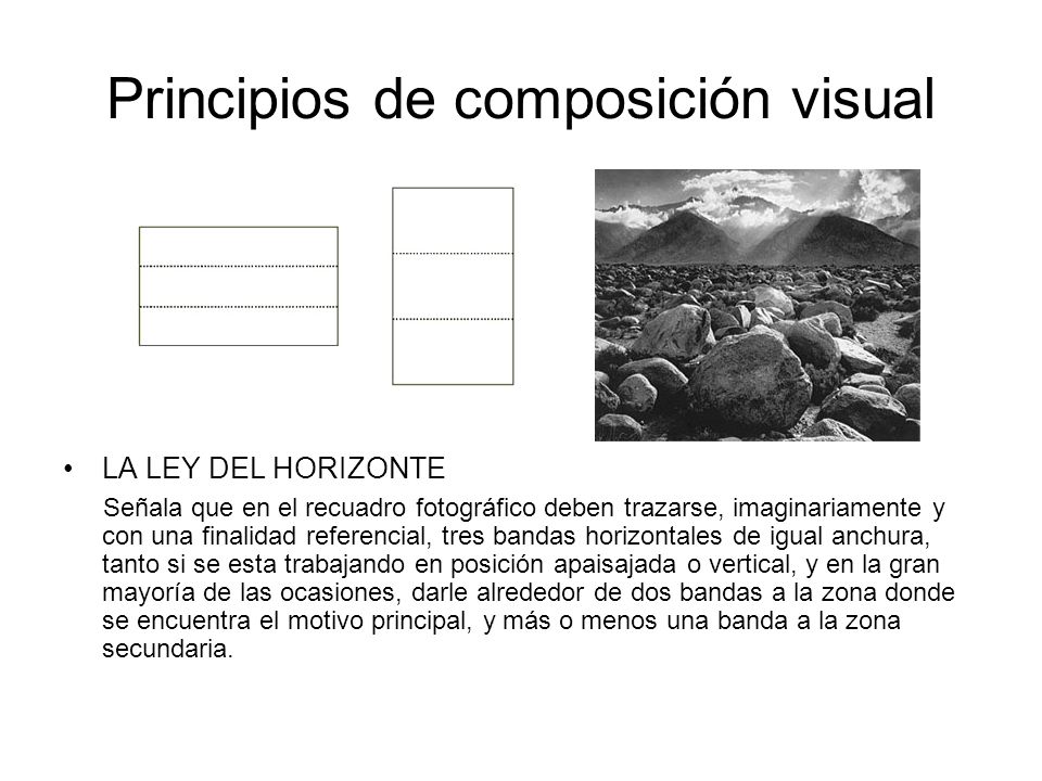 Principios de composición visual