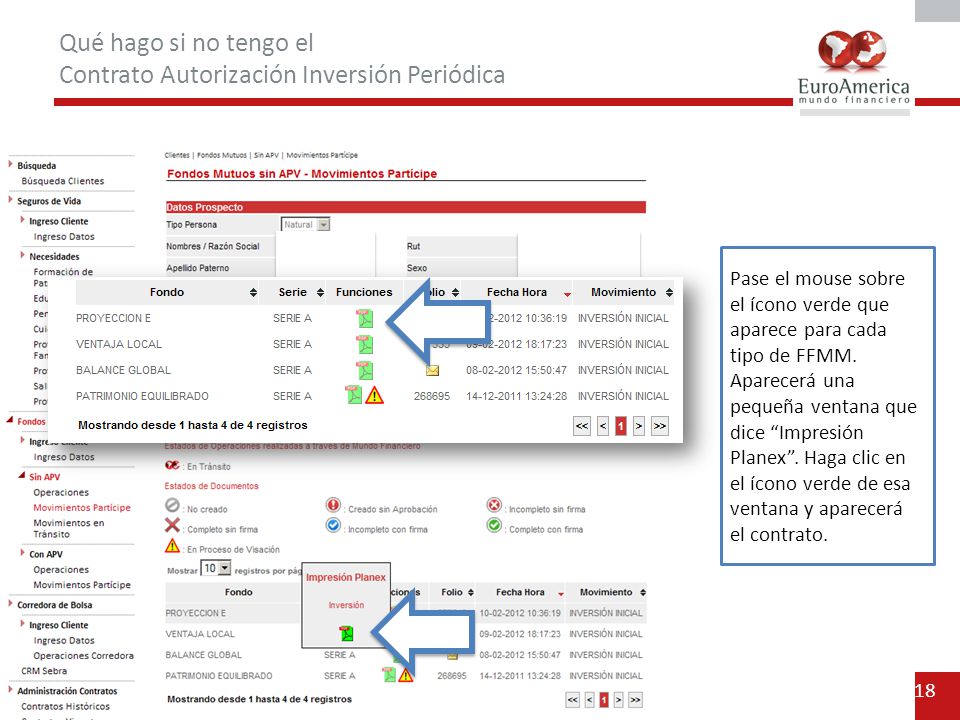 Qué hago si no tengo el Contrato Autorización Inversión Periódica