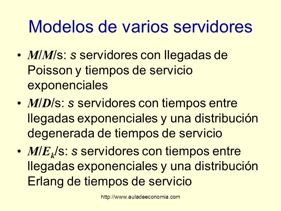 Modelos de varios servidores