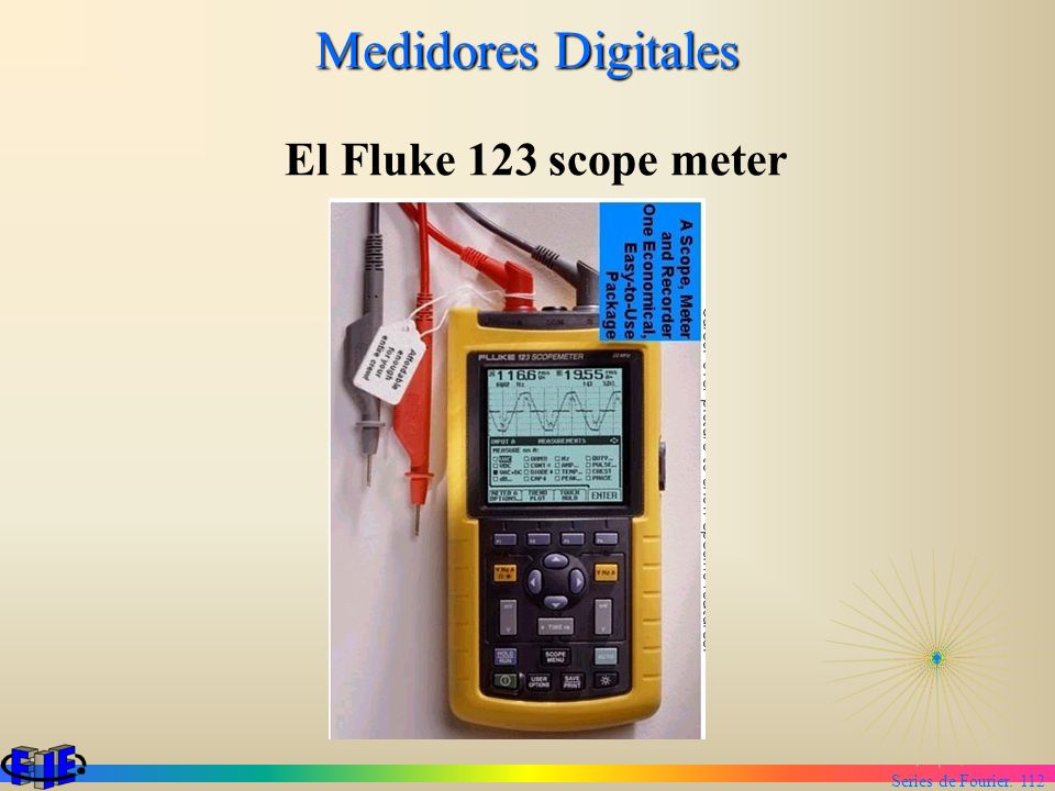 Medidores Digitales El Fluke 123 scope meter