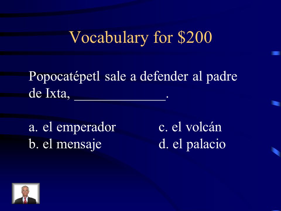 Vocabulary for $200 Popocatépetl sale a defender al padre