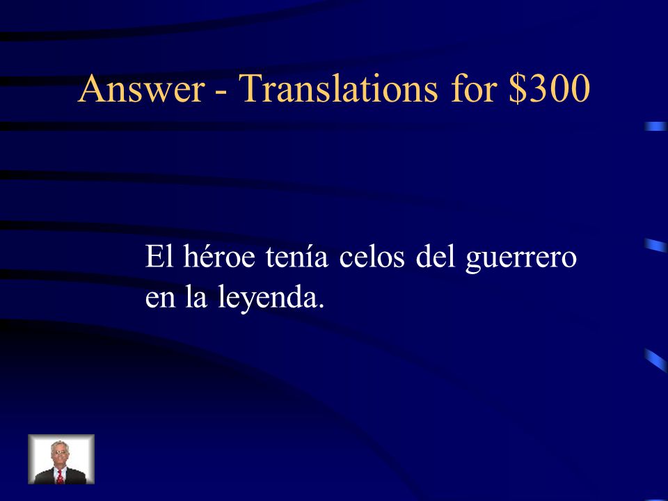 Answer - Translations for $300