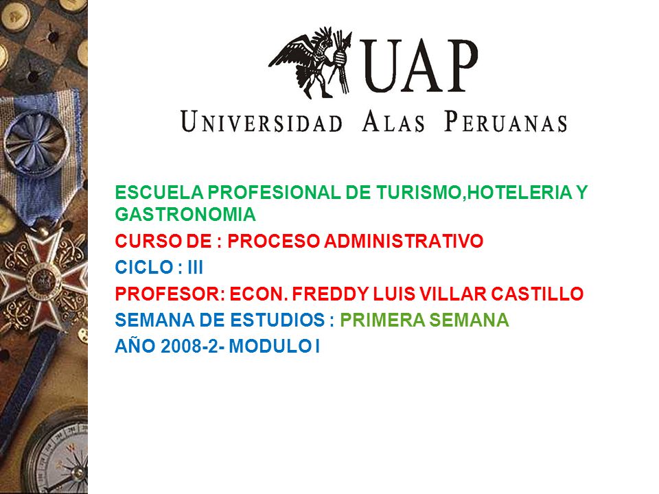 ESCUELA PROFESIONAL DE TURISMO,HOTELERIA Y GASTRONOMIA