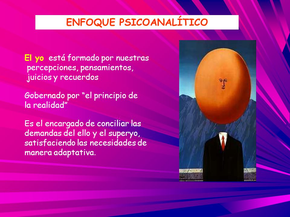ENFOQUE PSICOANALÍTICO