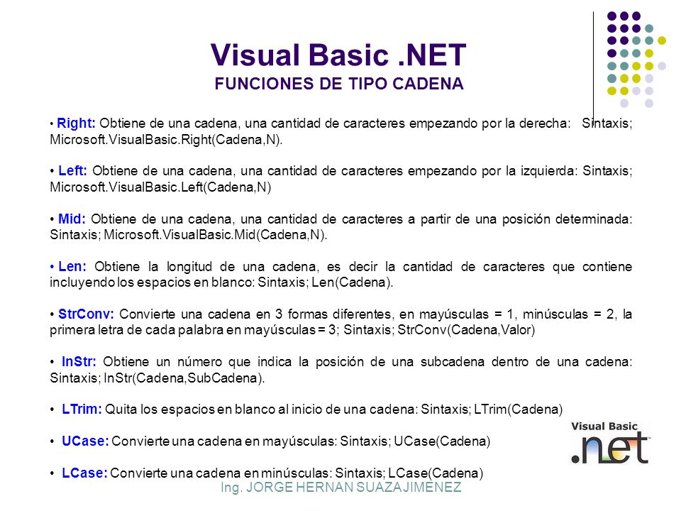 Microsoft . NET Visual Basic .NET - ppt descargar