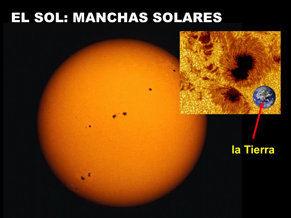 EL SOL: MANCHAS SOLARES
