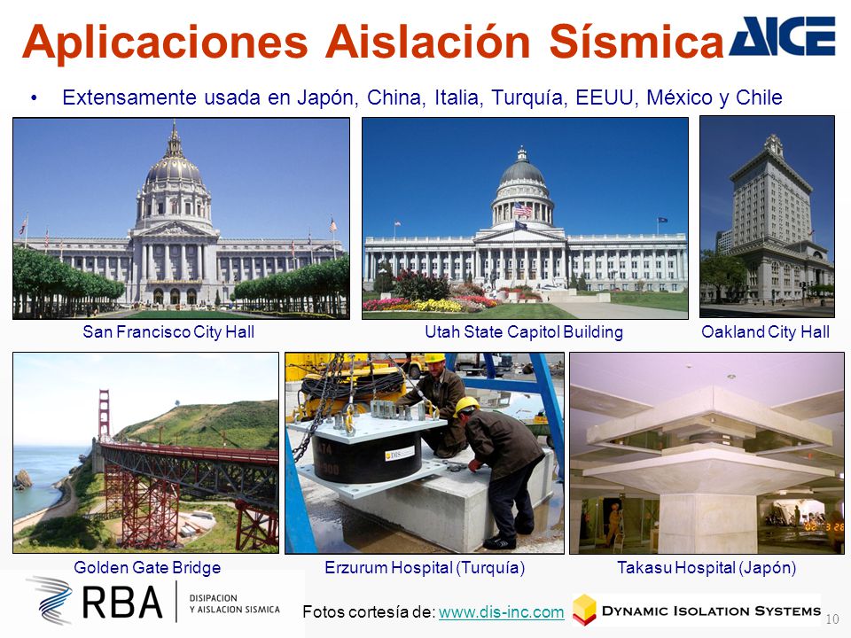 Aplicaciones Aislación Sísmica