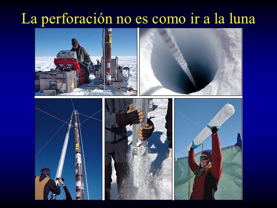 La perforación no es como ir a la luna .