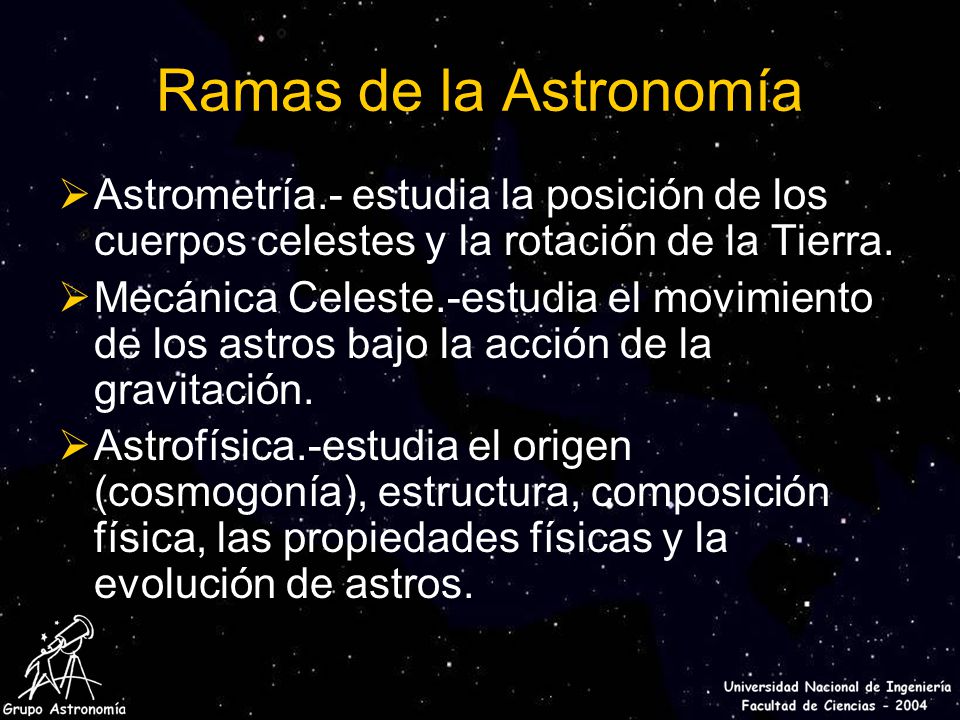 Historia de la Astronomía - ppt descargar