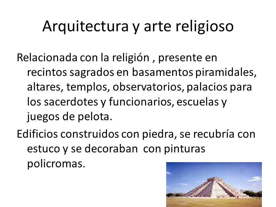 Arquitectura y arte religioso