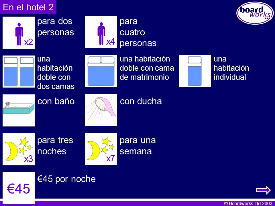   €45 En el hotel 2 para dos personas para cuatro personas x2 x4