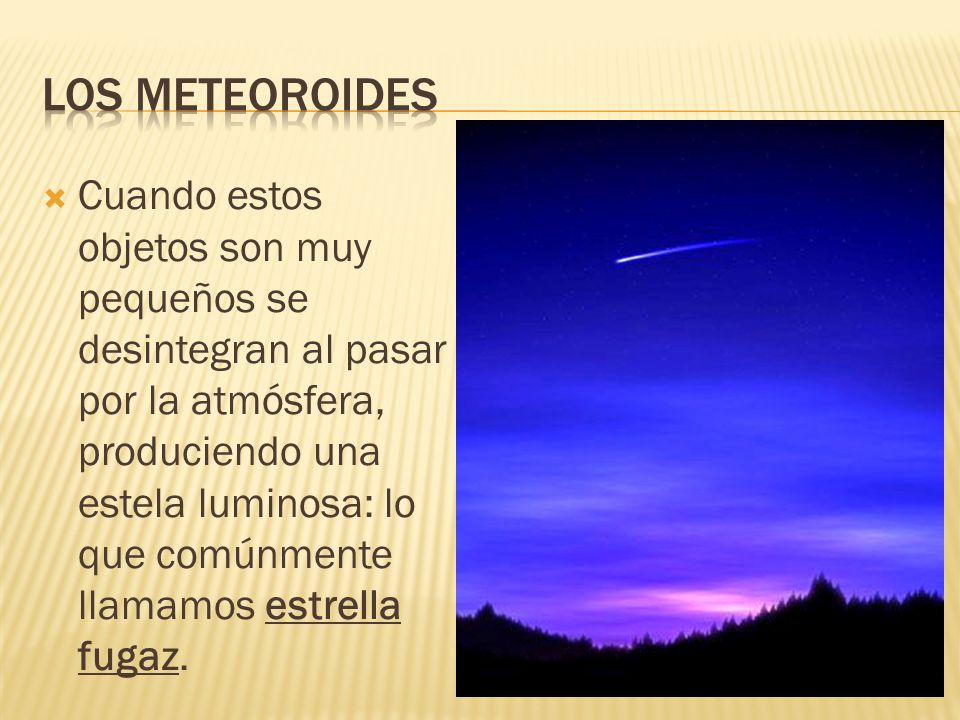 LOS MeteorOIDES