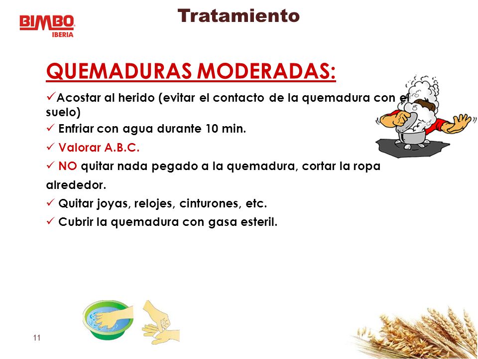 QUEMADURAS MODERADAS: