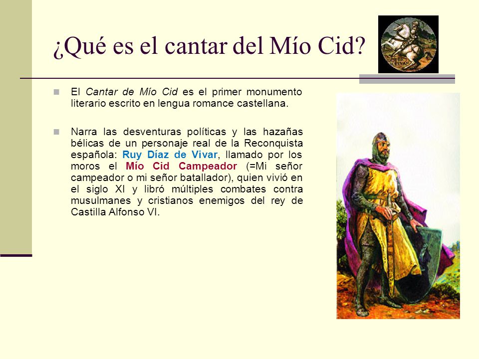 Retencion Visible Partina City El cantar del Mío Cid SIGLO XII: Mester de juglaría - ppt descargar