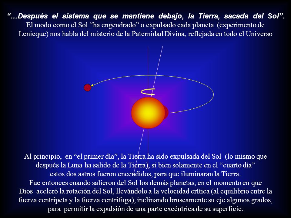 estos dos astros fueron encendidos, para que iluminaran la Tierra.