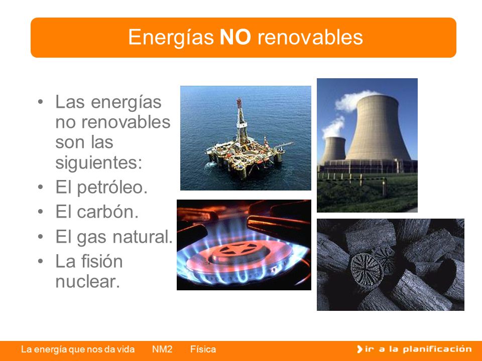 Energías NO renovables