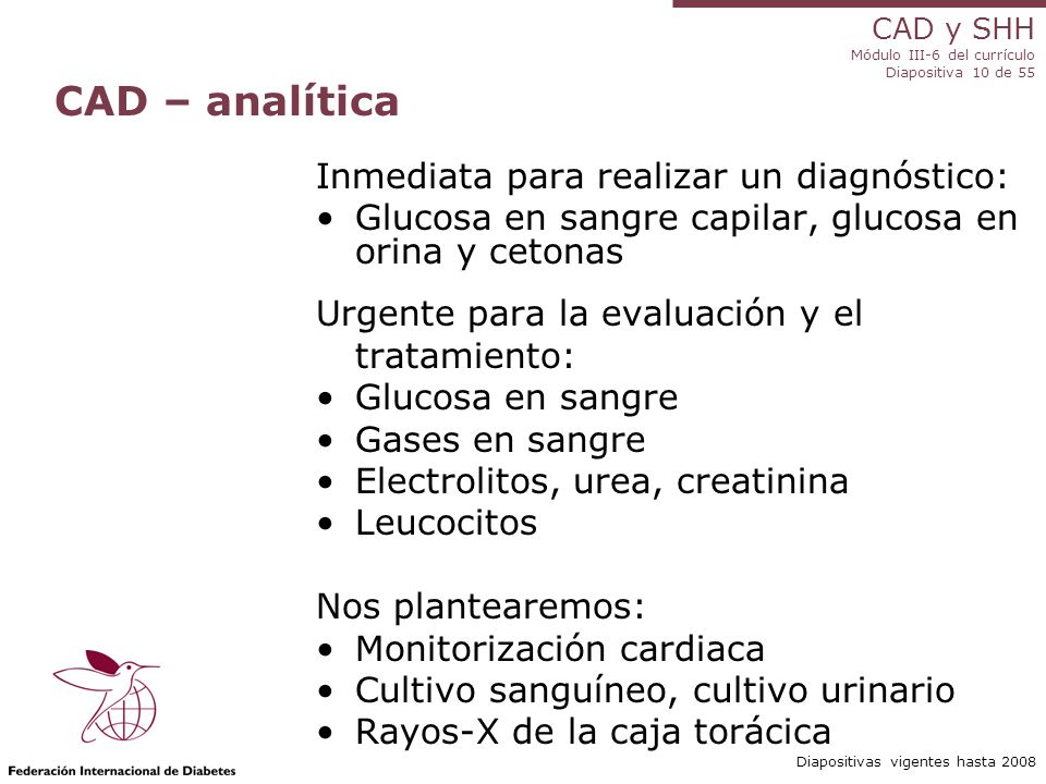CAD – analítica Inmediata para realizar un diagnóstico: