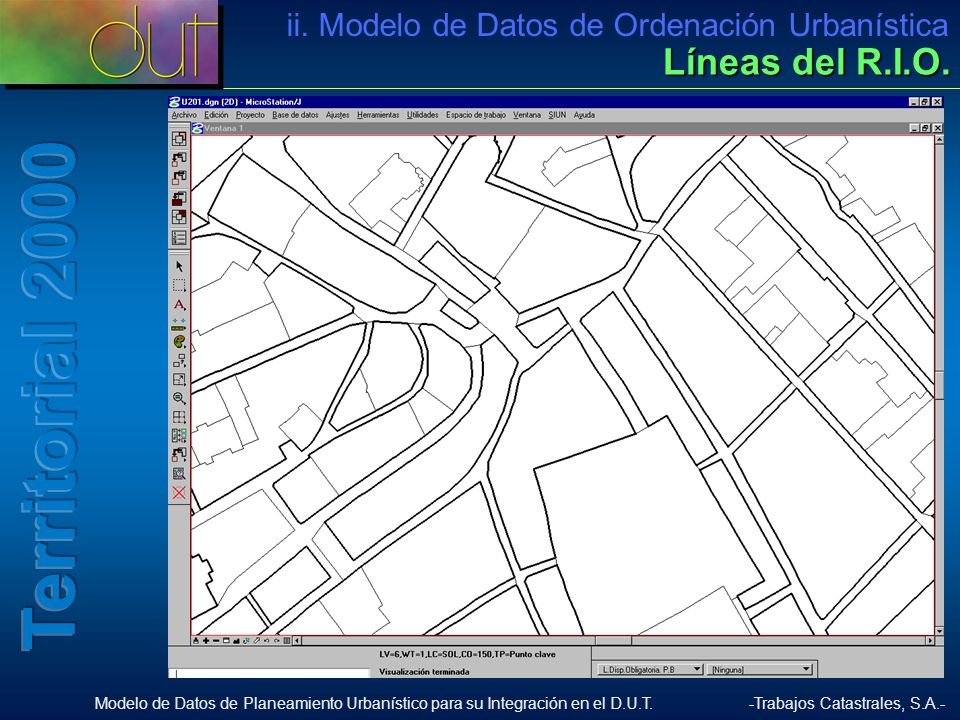 Líneas del R.I.O. ii. Modelo de Datos de Ordenación Urbanística