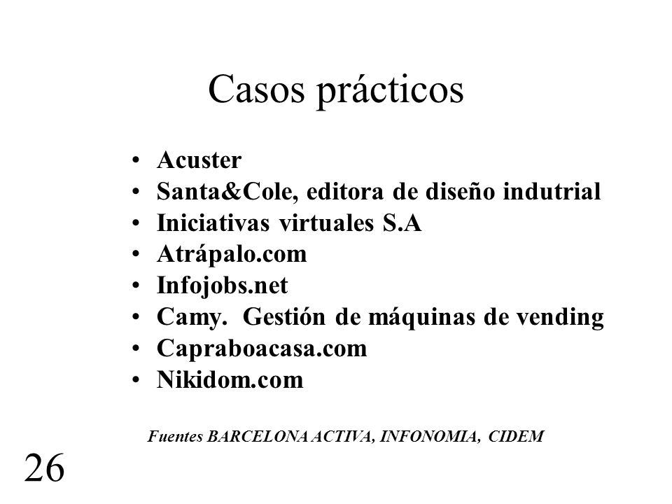 Casos prácticos 26 Acuster Santa&Cole, editora de diseño indutrial