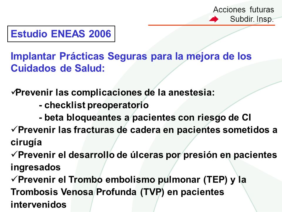 Implantar Prácticas Seguras para la mejora de los Cuidados de Salud: