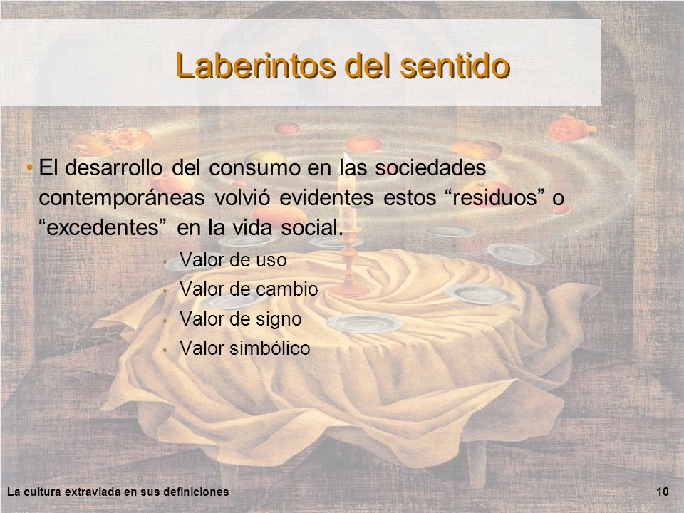 Laberintos del sentido