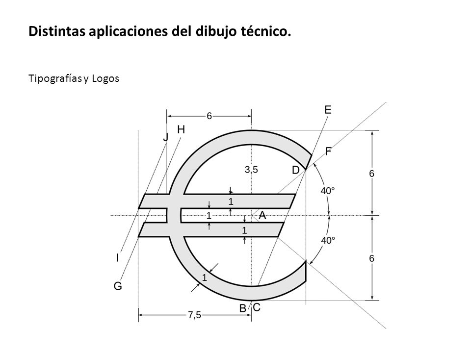 Distintas aplicaciones del dibujo técnico.