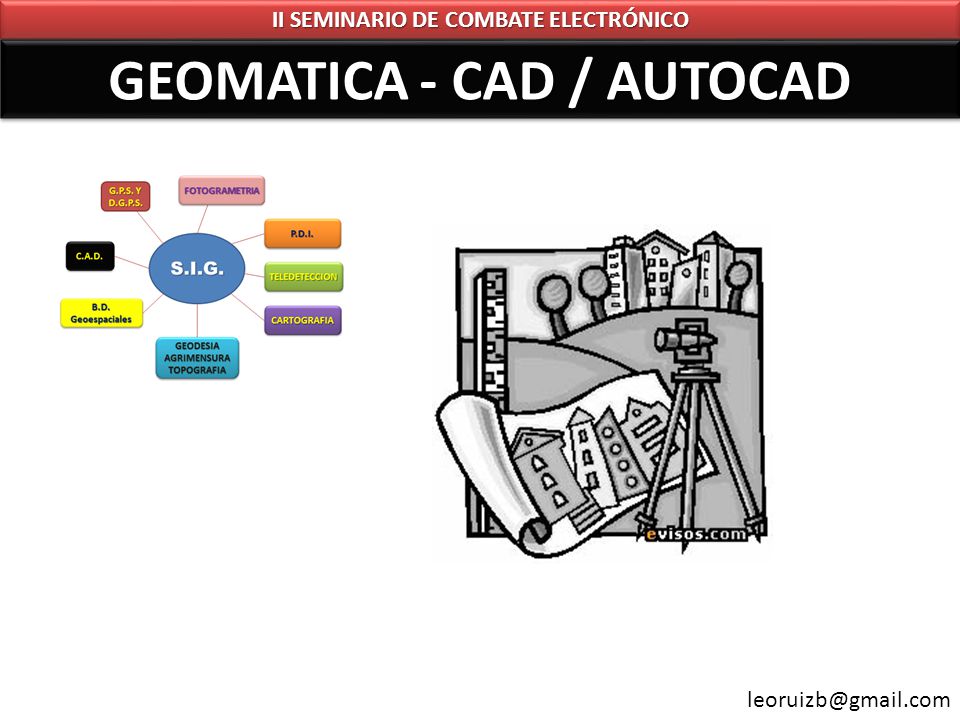 II SEMINARIO DE COMBATE ELECTRÓNICO GEOMATICA - CAD / AUTOCAD
