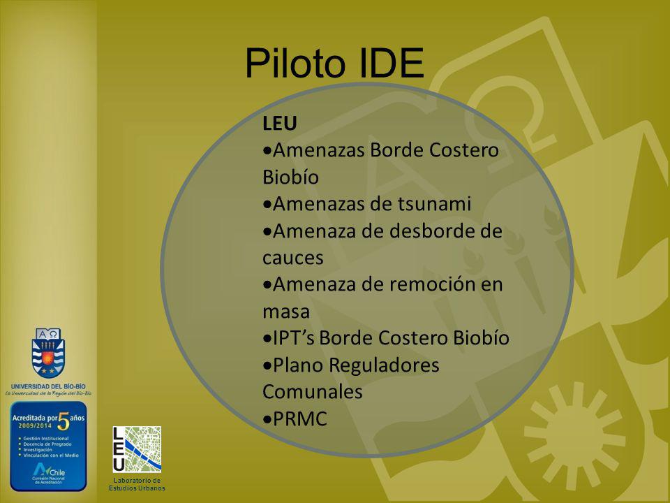 Piloto IDE LEU Amenazas Borde Costero Biobío Amenazas de tsunami