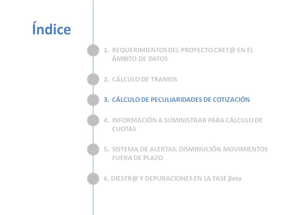Índice 1. REQUERIMIENTOS DEL PROYECTO EN EL ÁMBITO DE DATOS