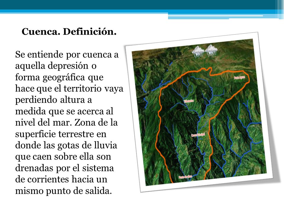 Cuenca. Definición. Caracterización de una cuenca - ppt video online  descargar