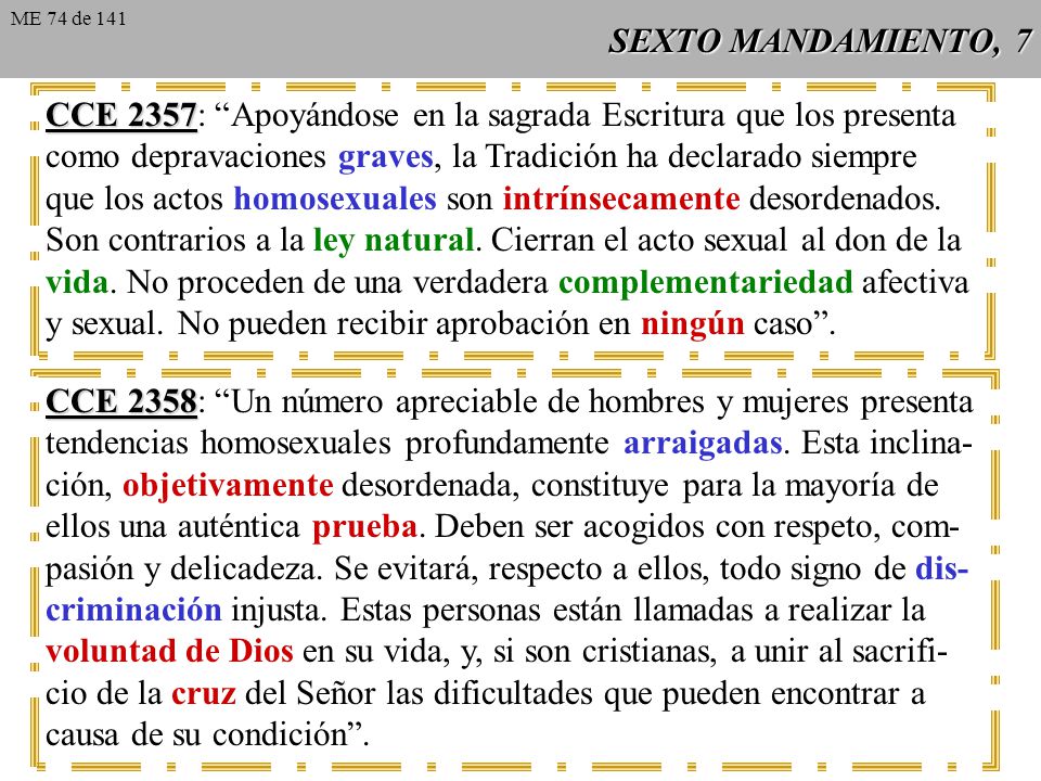 CCE 2357: Apoyándose en la sagrada Escritura que los presenta