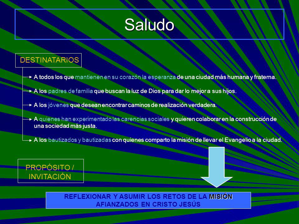REFLEXIONAR Y ASUMIR LOS RETOS DE LA MISIÓN AFIANZADOS EN CRISTO JESÚS
