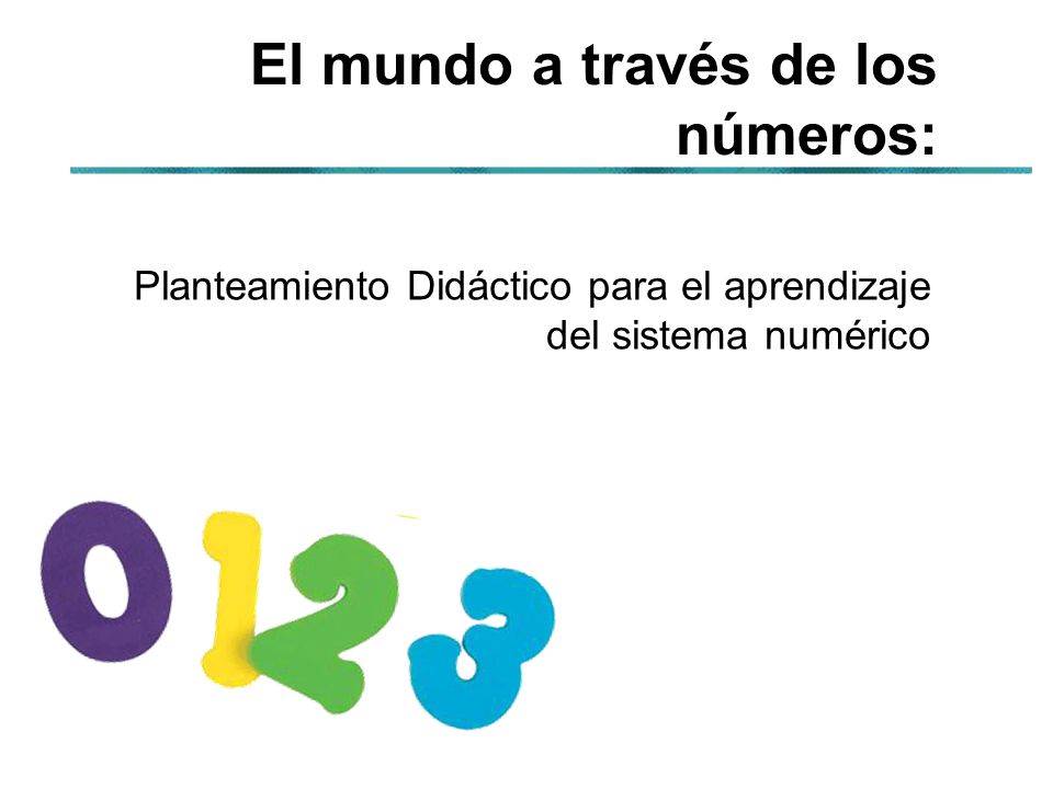 El mundo a través de los números: